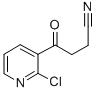 4-(2-氯吡啶-3-基)-4-氧代丁腈 结构式