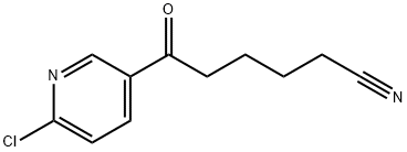 6-(4-氯吡啶-3-基)-6-氧代己腈 结构式