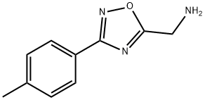{[3-(4-甲基苯基)-1,2,4-恶二唑-5-基]甲基}胺盐酸盐 结构式