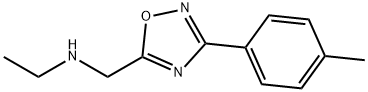 N-([3-(4-METHYLPHENYL)-1,2,4-OXADIAZOL-5-YL]METHYL)ETHANAMINE HYDROCHLORIDE 结构式
