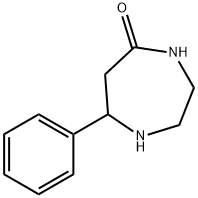 7-苯基-[1,4]二氮杂环庚-5-酮 结构式