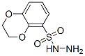 1,4-Benzodioxin-5-sulfonic  acid,  2,3-dihydro-,  hydrazide 结构式