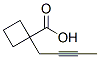 Cyclobutanecarboxylic acid, 1-(2-butynyl)- (9CI) 结构式