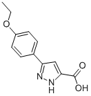 5-(4-乙氧基-苯基)-2H-吡唑-3-甲酸 结构式