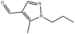 5-METHYL-1-PROPYL-1H-PYRAZOLE-4-CARBALDEHYDE 结构式
