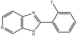 2-(2-FLUORO-PHENYL)-3H-IMIDAZO[4,5-C]PYRIDINE 结构式
