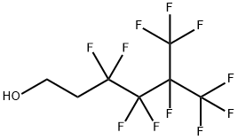 1H,1H,2H,2H-PERFLUORO-5-METHYLHEXAN-1-OL 结构式