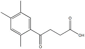 4-(2,4,5-TRIMETHYLPHENYL)-4-OXOBUTYRIC ACID 结构式