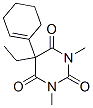 5-(1-Cyclohexen-1-yl)-5-ethyl-1,3-dimethyl-2,4,6(1H,3H,5H)-pyrimidinetrione 结构式