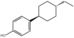 4-(反式-4-乙基环己基)苯酚 结构式