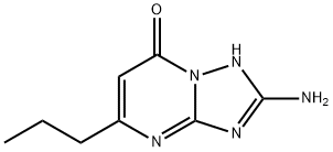 2-氨基-5-丙基-3H,7H-[1,2,4]三唑并[1,5-A]嘧啶-7-酮 结构式