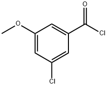 Benzoyl chloride, 3-chloro-5-methoxy- (9CI) 结构式