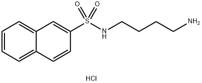 N-(4-氨基丁基)-2-萘磺酰胺盐酸盐 结构式