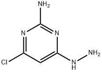 4-氯-6-肼基嘧啶-2-胺 结构式
