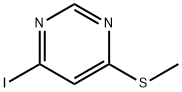 4-碘-6-甲基磺酰基嘧啶 结构式