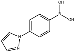 4-(1H-PYRAZOL-1-YL)PHENYLBORONIC ACID 结构式