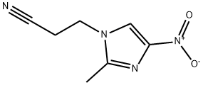 3-(2-甲基-4-硝基-1H-咪唑-1-基)丙腈 结构式