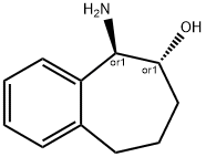 5-氨基-6,7,8,9-四氢-5H-苯并[7]轮烯-6-醇 结构式