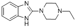 2-(4-ETHYL-PIPERAZIN-1-YL)-1H-BENZOIMIDAZOLE 结构式