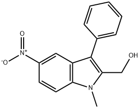 (1-Methyl-5-nitro-3-phenyl-1H-indol-2-yl)methanol