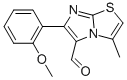 6-(2-METHOXYPHENYL)-3-METHYLIMIDAZO[2,1-B]THIAZOLE-5-CARBOXALDEHYDE 结构式