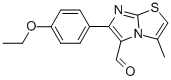 6-(4-ETHOXYPHENYL)-3-METHYLIMIDAZO[2,1-B]THIAZOLE-5-CARBOXALDEHYDE 结构式