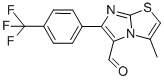 3-METHYL-6-[4-(TRIFLUOROMETHYL)PHENYL]IMIDAZO[2,1-B]THIAZOLE-5-CARBOXALDEHYDE 结构式