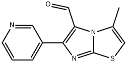 3-METHYL-6-(3-PYRIDINYL)IMIDAZO[2,1-B]THIAZOLE-5-CARBOXALDEHYDE 结构式