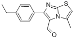 6-(4-ETHYLPHENYL)-3-METHYLIMIDAZO[2,1-B]THIAZOLE-5-CARBOXALDEHYDE 结构式