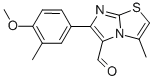 6-(4-METHOXY-3-METHYLPHENYL)-3-METHYLIMIDAZO[2,1-B]THIAZOLE-5-CARBOXALDEHYDE 结构式