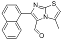 3-METHYL-6-(1-NAPHTHALENYL)IMIDAZO[2,1-B]THIAZOLE-5-CARBOXALDEHYDE 结构式