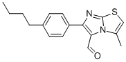 6-(4-BUTYLPHENYL)-3-METHYLIMIDAZO[2,1-B]THIAZOLE-5-CARBOXALDEHYDE 结构式