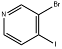 3-溴-4-碘吡啶 结构式