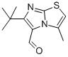 6-(1,1-DIMETHYLETHYL)-3-METHYLIMIDAZO[2,1-B]THIAZOLE-5-CARBOXALDEHYDE 结构式