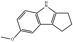 7-甲氧基-1H,2H,3H,4H-环戊二烯并[B]吲哚 结构式