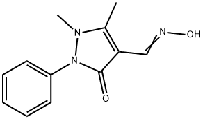 1,5-DIMETHYL-3-OXO-2-PHENYL-2,3-DIHYDRO-1H-PYRAZOLE-4-CARBALDEHYDE OXIME 结构式