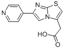 6-(4-PYRIDINYL)IMIDAZO[2,1-B]THIAZOLE-3-ACETIC ACID 结构式