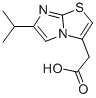 6-(1-METHYLETHYL)IMIDAZO[2,1-B]THIAZOLE-3-ACETIC ACID 结构式