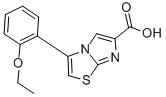 3-(2-ETHOXYPHENYL)IMIDAZO[2,1-B]THIAZOLE-6-CARBOXYLIC ACID 结构式