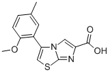 3-(2-METHOXY-4-METHYLPHENYL)IMIDAZO[2,1-B]THIAZOLE-6-CARBOXYLIC ACID 结构式