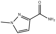 1-甲基-1H-吡唑-3-甲酰胺 结构式