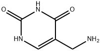 5-(氨基甲基)嘧啶-2,4-二醇 结构式