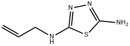 1,3,4-Thiadiazole, 2-(allylamino)-5-amino- (7CI) 结构式
