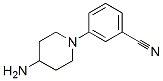 Benzonitrile, 3-(4-amino-1-piperidinyl)- (9CI) 结构式