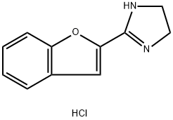 2-(2-BENZOFURANYL)-2-IMIDAZOLINE HYDROCHLORIDE 结构式