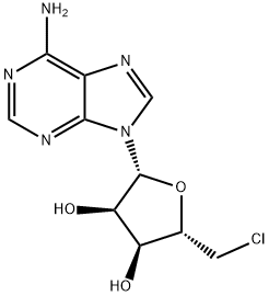 5'-氯-5'-脱氧腺苷 结构式