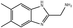 1H-BENZIMIDAZOLE-2-METHANAMINE,5,6-DIMETHYL-(9CI) 结构式