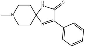 8-甲基-3-苯基-1,4,8-三氮杂螺[4.5]癸烷-3-烯-2-硫酮 结构式