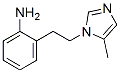 Benzenamine, 2-[2-(5-methyl-1H-imidazol-1-yl)ethyl]- (9CI) 结构式