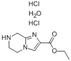 吡嗪并咪唑-2-羧酸乙酯盐酸盐水合物 结构式